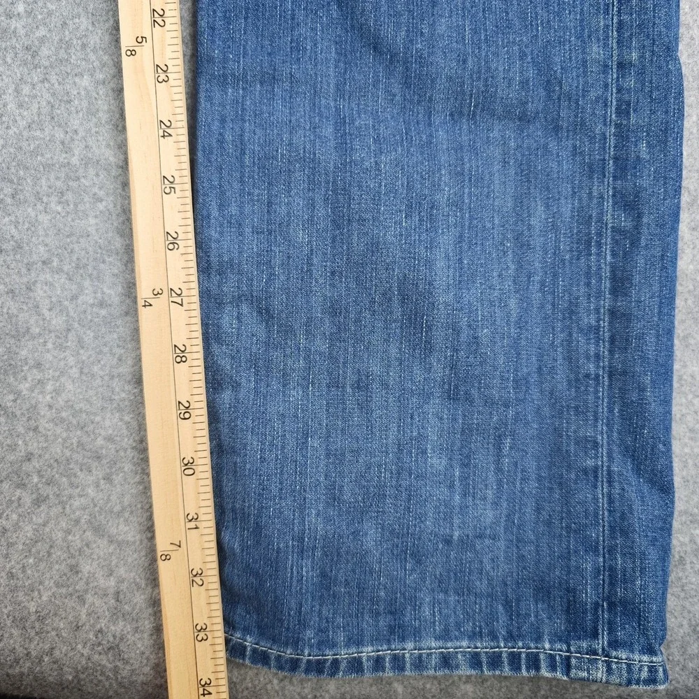 True Religion Jeans Mens 46 Blue Denim Skinny 46x33 Light Wash 100% Cotton